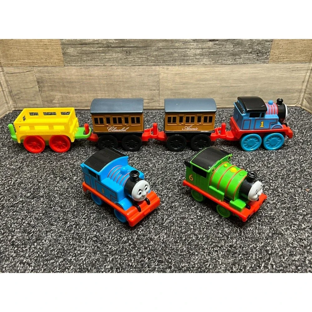 Thomas & Friends 6 Piece Lot w/ Annie & Clarabel Coach Cars